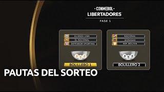 LAS PAUTAS DEL SORTEO DE LA FASE PRELIMINAR DE LA CONMEBOL LIBERTADORES 2025