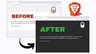 How to Force Dark Mode on ALL Websites - Brave