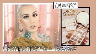 Colourpop Going Coconuts Palette Comparisons, Review & Demo