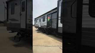 HUGE travel trailer with 2 bedrooms and MASSIVE living room! Sportsmen 364BH by KZ #shorts #rv