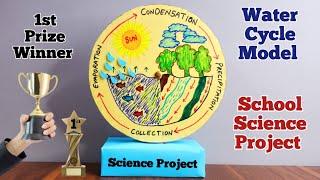 Water Cycle Model | Water Cycle Working Model | Science Project working model #science #inspire