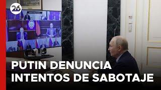 Putin denuncia los intentos de países occidentales de torpedear las negociaciones con EEUU