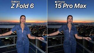 Samsung Galaxy Z Fold 6 VS iPhone 15 Pro Max Camera Test Comparison