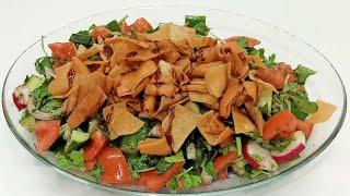 Syrian fattoush salad recipe