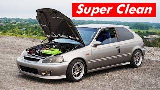 H2B Swapped Civic Hatch gets Full Track Mods! | Boosted John