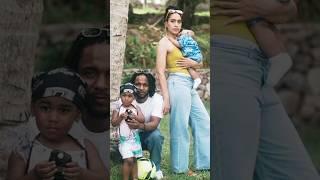 Rapper Kendrick Lamar and fiancée Whitney Alford With 2 Kids#blacklove#couplegoals#kendricklamar