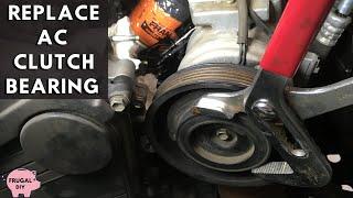 Remove and Replace AC Compressor Clutch and Bearing Without Removing Refrigerant or Compressor