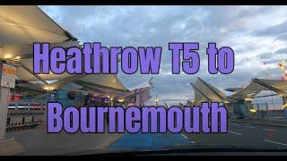 #Heathrow Airport #Terminal 5 to #Bournemouth Town Centre