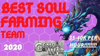 Best SOUL FARMING TEAM 2020 | Gems of War Soul Farming guide | In depth 35-40,000 SOULS PER HOUR!!!!