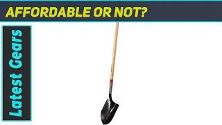 Razorback Round Point Closed Back Shovel with Straight Handle: The Best Tool for Tough Jobs