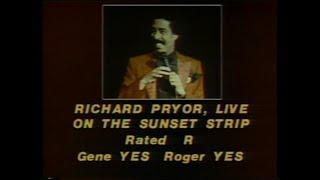 Richard Pryor, Live On the Sunset Strip (1982) movie review - Sneak Previews with Ebert and Siskel