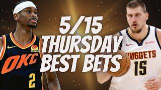 Best NBA Playoff Bets, Player Prop Picks, Parlays, Predictions FREE Thursday Today May 15th 5/15