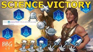 How Civ 6 PROS Win Science Victory in Multiplayer FAST!