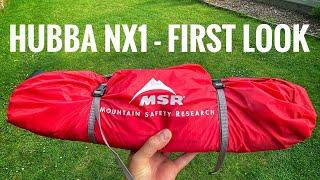 MSR Hubba NX1 - First Look At This Lightweight Tent