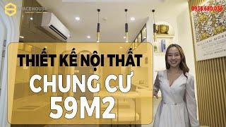 Thiết kế nội thất chung cư 59m2 CĂN HỘ VINHOMES GRAND PARK| Space House