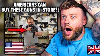 Shocked Brit Reacts to "Top 5 Guns For Home Defense"