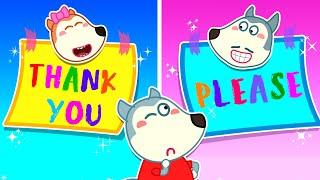 Wolfoo Learns to Say Please and Thank You With Dad | Good Manner for Kids  Wolfoo Kids Cartoon