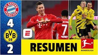 Bayern Munich 4-2 Borussia Dortmund. Triplete de Robert Lewandowski y Bayern es líder | Bundesliga