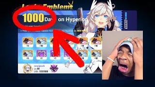 POV: Ur an F2P reaching 1000 days in Honkai