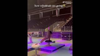 Simone Biles on the Pommel Horse  #olympicgymnastics #paris2024olympics #athlete #balancebeam#sports