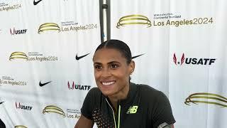 Sydney McLaughlin-Levrone Dominates LA Grand Prix 200m in 22.07, Explains 400m Hurdles Decision