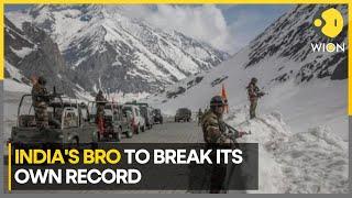 India's move to counter China: BRO begins work to build world's highest motorable road | WION