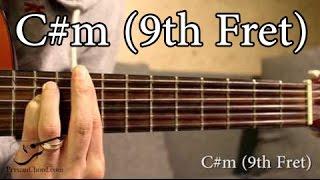 C#m Chord on Guitar (9th Fret)