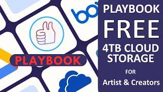 4TB Free Cloud Storage for Creator | Playbook free Cloud Storage Lifetime | 2023