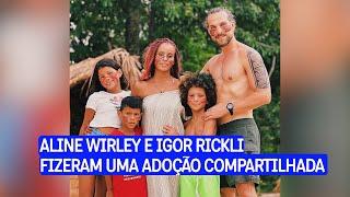 Aline Wirley e Igor Rickli fizeram uma adoção compartilhada