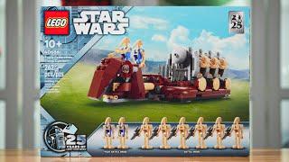 LEGO Star Wars 40686 TRADE FEDERATION TROOP CARRIER Review! (2024)