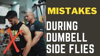 Mistakes During Dumbell Side Flies #mukeshgahlot