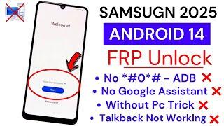 SAMSUNG FRP BYPASS/UNLOCK 2024 Android 13/14 Latest Security 2025️Frp Lock Removal New Trick