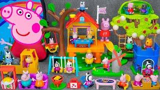 91 Minutes of Satisfying ASMR Unboxing | Adorable Peppa Pig Tree House Playset Toys Collection 