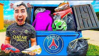 FOUILLER LES POUBELLES DES PLUS GRANDS MAGASINS DE FOOTBALL  (JACKPOT)