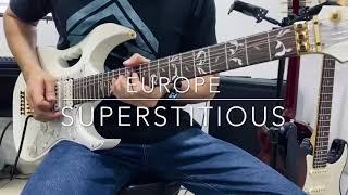 Superstitious - Europe - Guitar Solo Cover (Line 6 Helix LT)