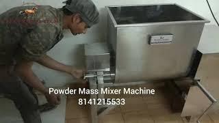 Powder Mass Mixer Machine Size 25 kg 50 kg 100 kg 150 kg 200 kg 250 kg 300 kg 500 kg 1000 kg