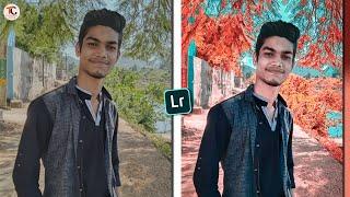 Lightroom Red Effect Photo Editing | Lightroom Background Colour Change Photo Editing | Lr Editing