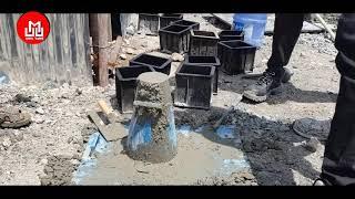 Concrete Slump Test for Dry Sample C30 Mix