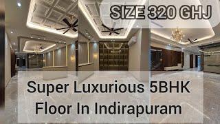 Super Luxurious 5BHK Builder Floor In Niti khand 1 , Indirapuram,Ghaziabad #5bhk#premiumproperty