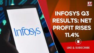 Infosys Q3 Results: Profit Rises 11% to Rs 6,806 Cr, Revenue Up 8% | Earnings With ET Now | Business