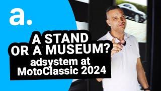 Museum of Automotive History - adsystem stand at MotoClassic 2024