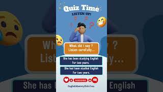 Listening is one of the most important skills in learning English!  #short #free