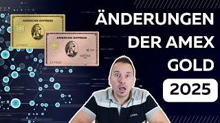 Achtung! Änderung bei der Amex Gold Kreditkarte im März 2025