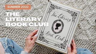 The Literary Book Club Unboxing Summer 2022: Book Subscription Box