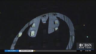 Bat Signal Goes Up In New York