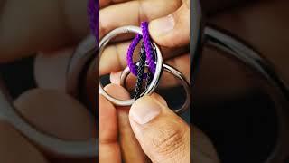 Inelastic Strings & Rings 🪐 #puzzle #shortsvideo #logic #metal #strings #viral #shorts