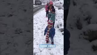 Sawat valley| Bacha Party |kalam valley|snow fall |road trip to swat