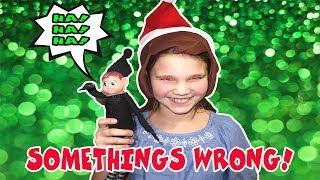 Something Is Wrong With Her! Mean Elf On The Shelf Evl Is Controlling Her!