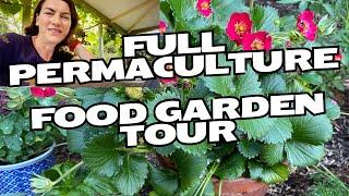 Permaculture food garden tour