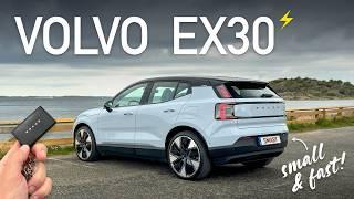 Volvo EX30 (442 hp) - POV drive & walkaround!